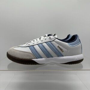 Brand New Adidas Samba Millennium MN White Blue JI3183 Gum Shoes Men’s Size 12